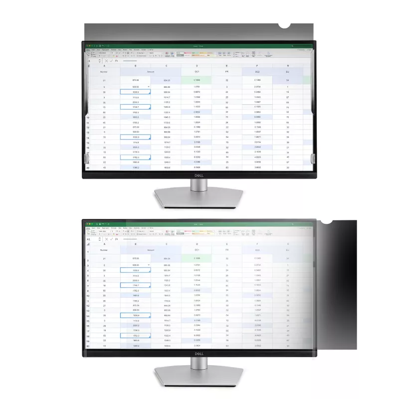 StarTech.com filtro de privacidad para monitor de ordenador 23,6 inch 16:9, lámina de privacidad antirreflejo con reducción de luz azul del 51 %, protector de pantalla para monitor con ángulo de visión de +/- 30°