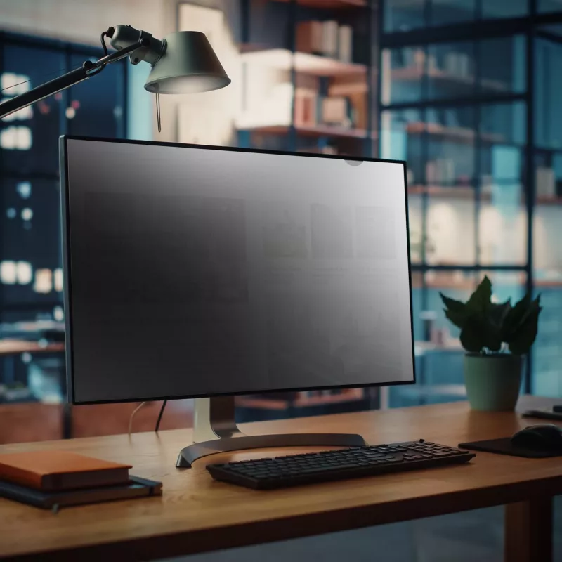 StarTech.com filtro de privacidad para monitor de ordenador 23,6 inch 16:9, lámina de privacidad antirreflejo con reducción de luz azul del 51 %, protector de pantalla para monitor con ángulo de visión de +/- 30°