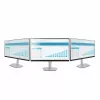 StarTech.com filtro anti luz azul 24 inch 16:9, filtro de pantalla de luz azul para monitor de ordenador de 24 inch, reduce la fatiga visual, opciones de montaje duales, conforme a TAA