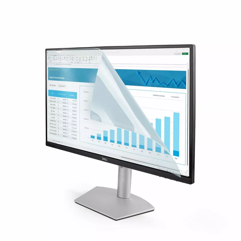 StarTech.com filtro anti luz azul 24 inch 16:9, filtro de pantalla de luz azul para monitor de ordenador de 24 inch, reduce la fatiga visual, opciones de montaje duales, conforme a TAA
