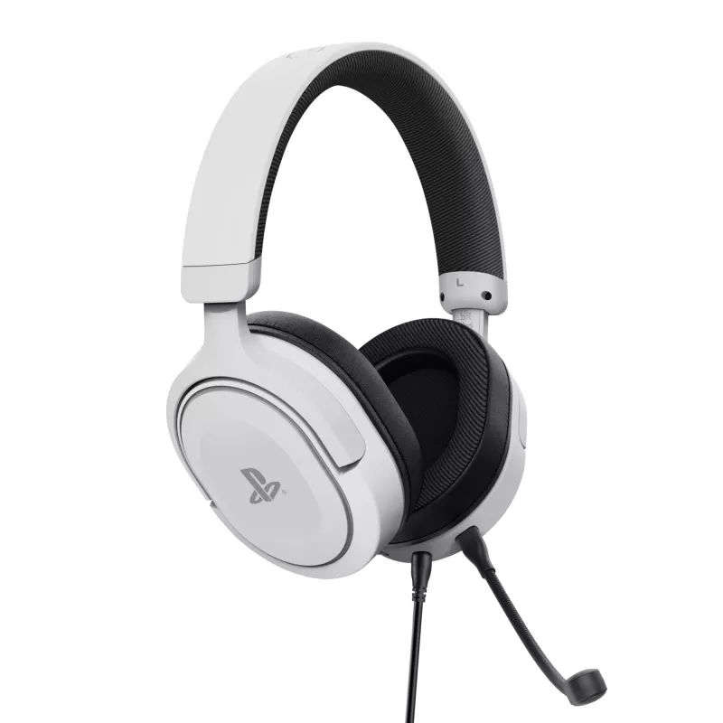 Trust GXT 498 Forta headset con cable diadema gaming negro blanco