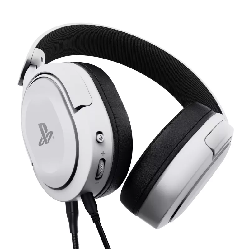 Trust GXT 498 Forta headset con cable diadema gaming negro blanco
