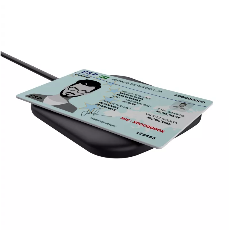 Trust Ceto lector de tarjetas inteligentes para interiores USB USB 2.0 negro