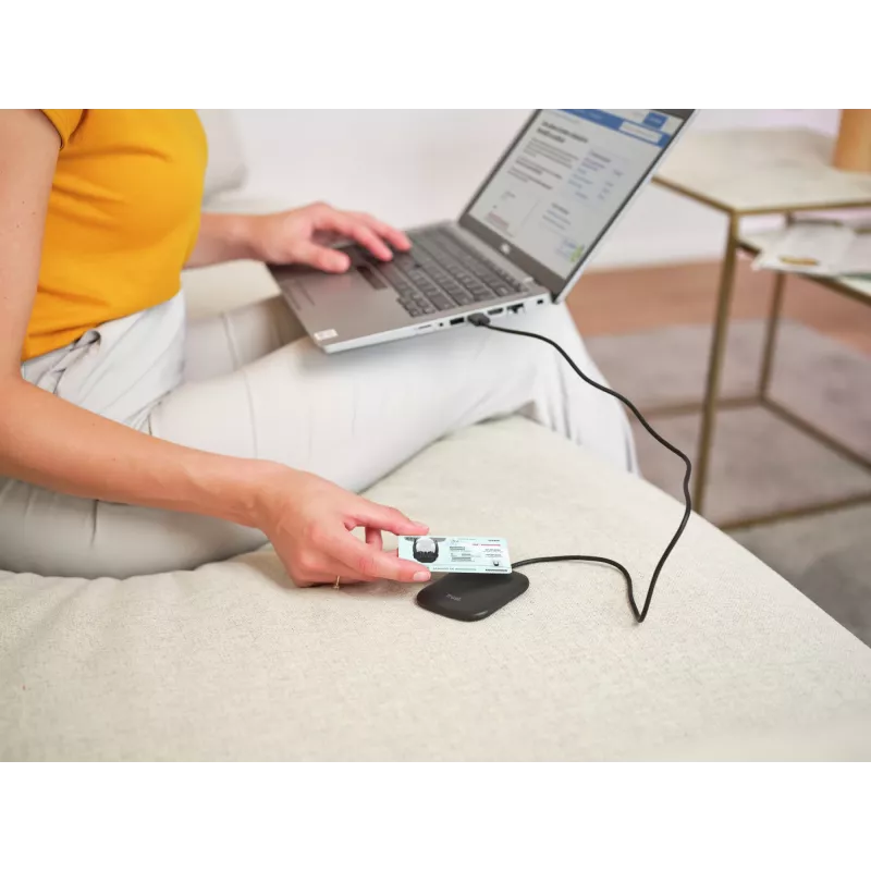 Trust Ceto lector de tarjetas inteligentes para interiores USB USB 2.0 negro