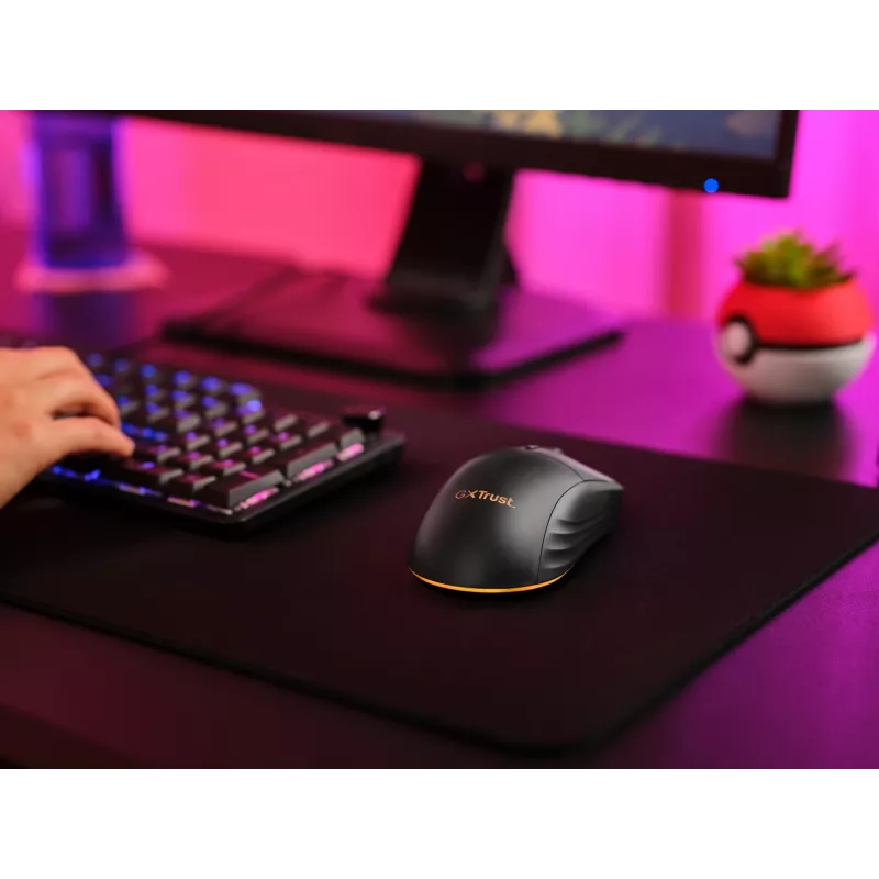 Trust GXT 927 Redex+ ratón gaming diestro RF inalámbrico + USB Type-A láser 25600 DPI