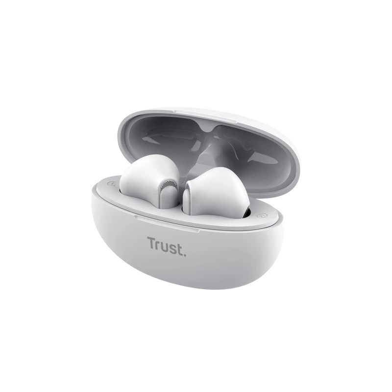 Trust Yavi headset True Wireless Stereo (TWS) auriculares in-ear llamadas/música USB Type-C Bluetooth blanco