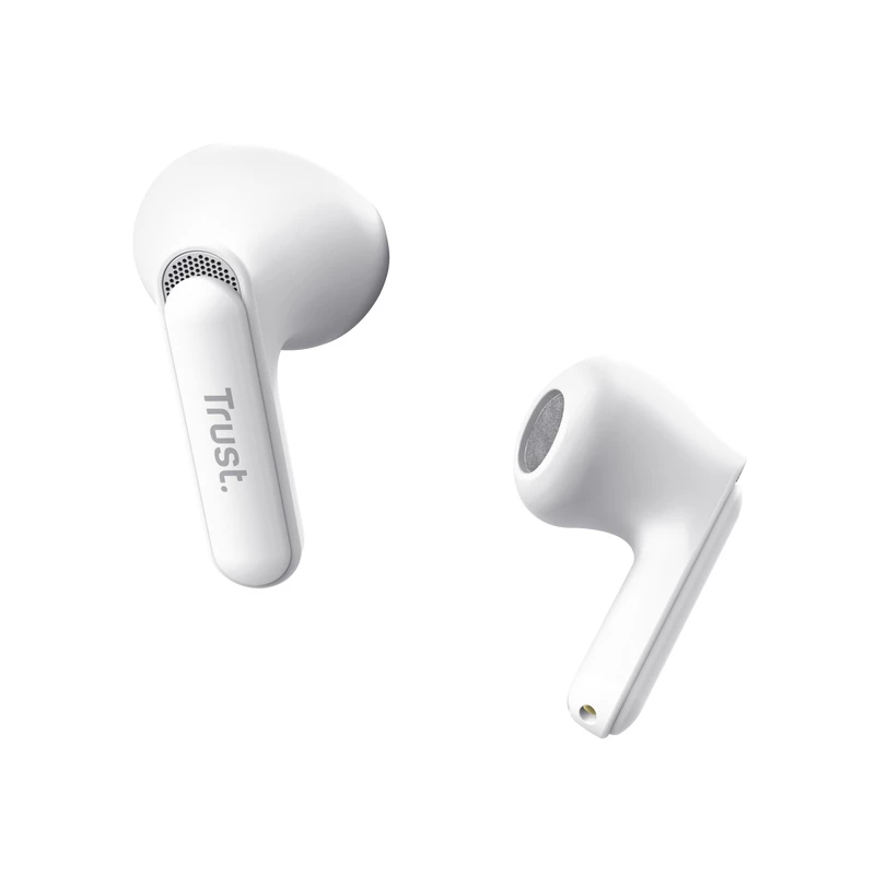 Trust Yavi headset True Wireless Stereo (TWS) auriculares in-ear llamadas/música USB Type-C Bluetooth blanco