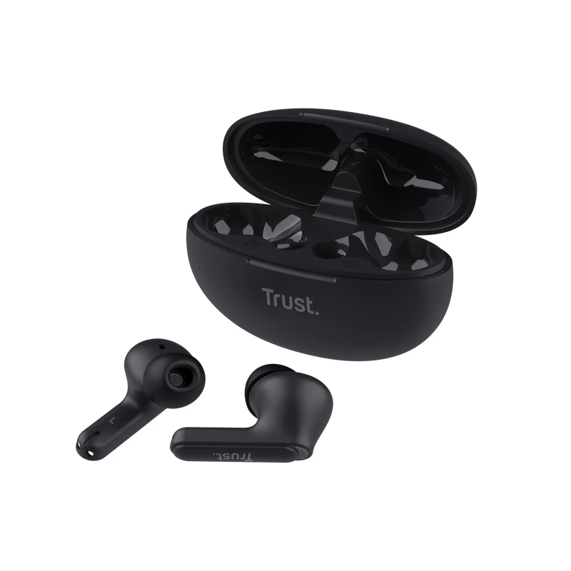 Trust Yavi headset True Wireless Stereo (TWS) in-ear llamadas/música USB Type-C Bluetooth negro