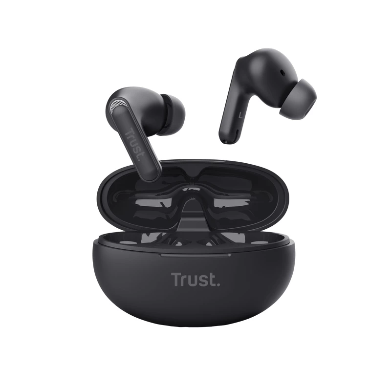 Trust Yavi headset True Wireless Stereo (TWS) in-ear llamadas/música USB Type-C Bluetooth negro