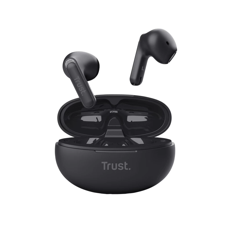 Trust Yavi headset True Wireless Stereo (TWS) in-ear llamadas/música USB Type-C Bluetooth negro