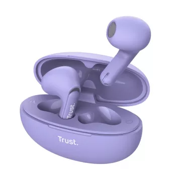 Trust Yavi headset True Wireless Stereo (TWS) in-ear llamadas/música USB Type-C Bluetooth morado