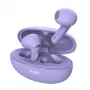 Trust Yavi headset True Wireless Stereo (TWS) in-ear llamadas/música USB Type-C Bluetooth morado
