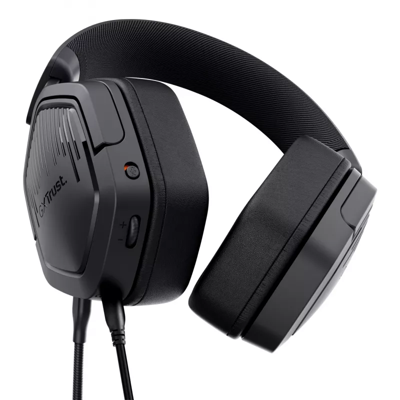 Trust GXT492 Carus headset con cable diadema gaming negro