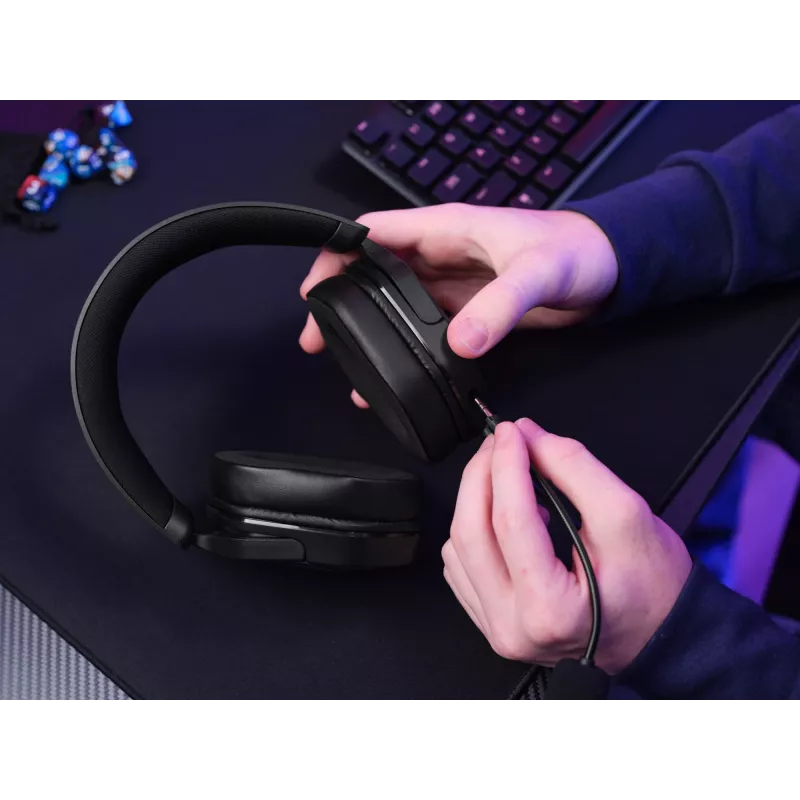 Trust GXT492 Carus headset con cable diadema gaming negro