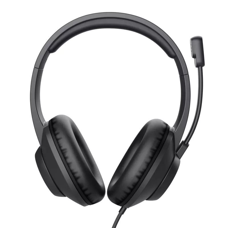 Trust Ayda Max headset con cable diadema oficina/call center negro