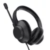Trust Ayda Max headset con cable diadema oficina/call center negro