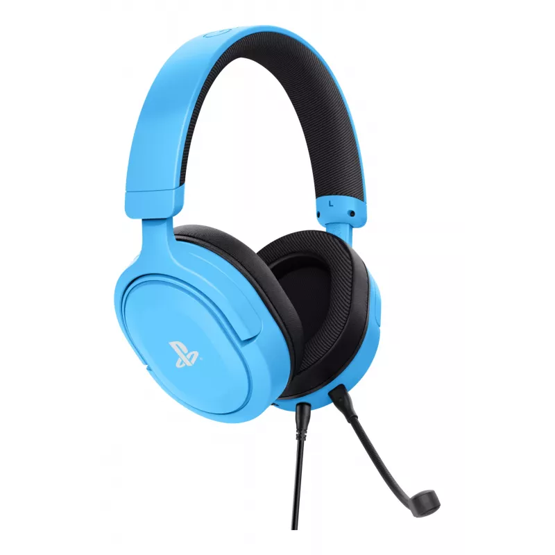 Trust GXT 498B Forta headset con cable diadema gaming azul