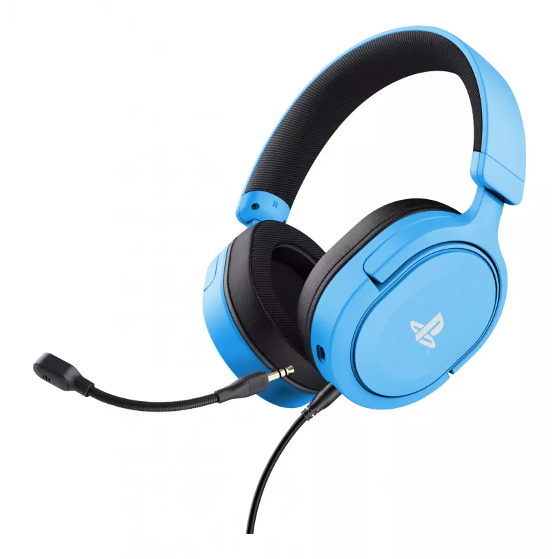 Trust GXT 498B Forta headset con cable diadema gaming azul