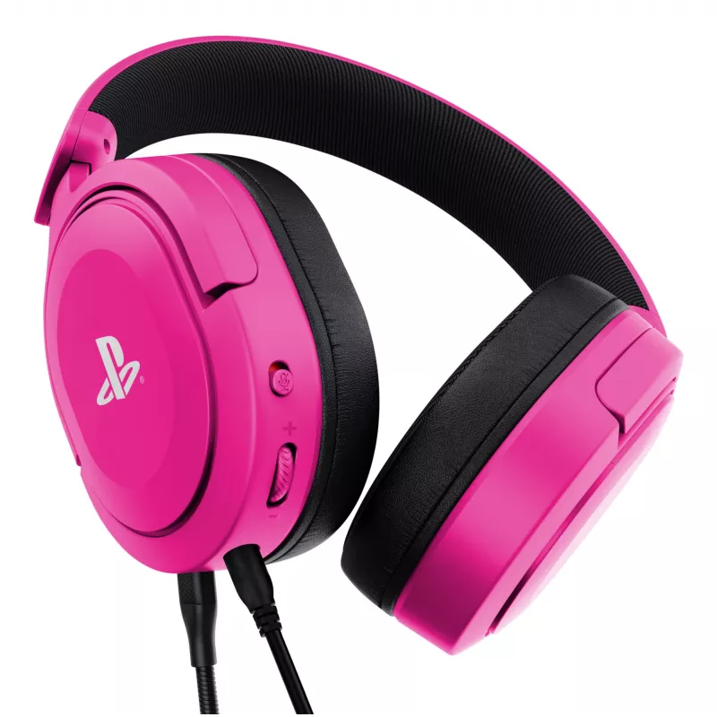 Trust GXT 498P Forta headset con cable diadema gaming rosa