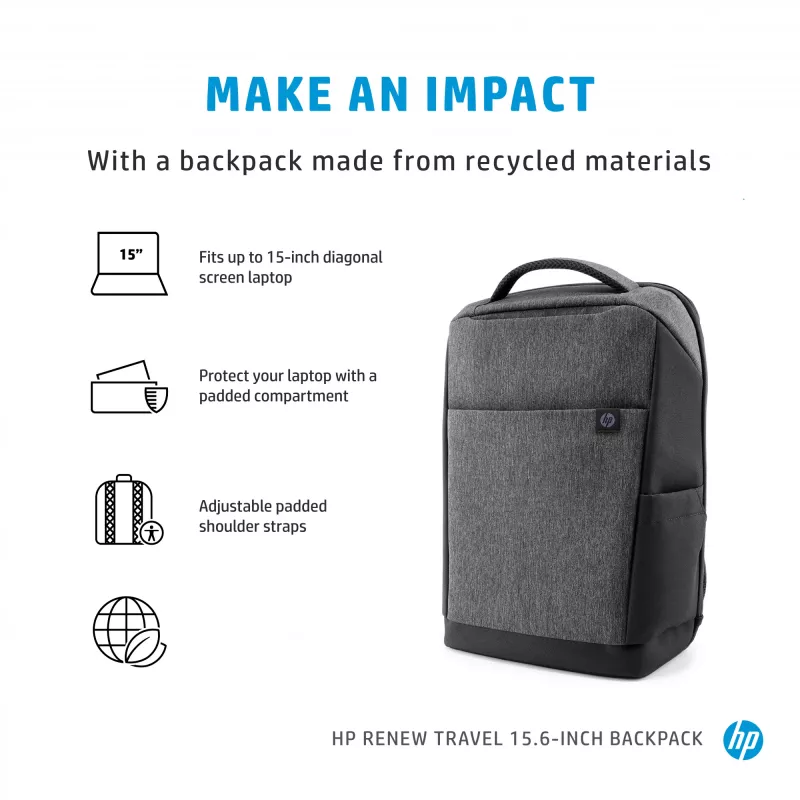 HP Renew Travel Mochila 15,6