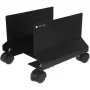 Techly ICA-CS 34 soporte para CPU/PC con ruedas, ajustable, metálico, negro