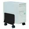 Techly ICA-CS 34 soporte para CPU/PC con ruedas, ajustable, metálico, negro