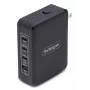 StarTech.com Cargador de pared USB-C de 140W, 3x USB-C/1x USB-A, PD 3.1 Fuente de alimentación GaN internacional para MacBook/Dell XPS/Inspiron