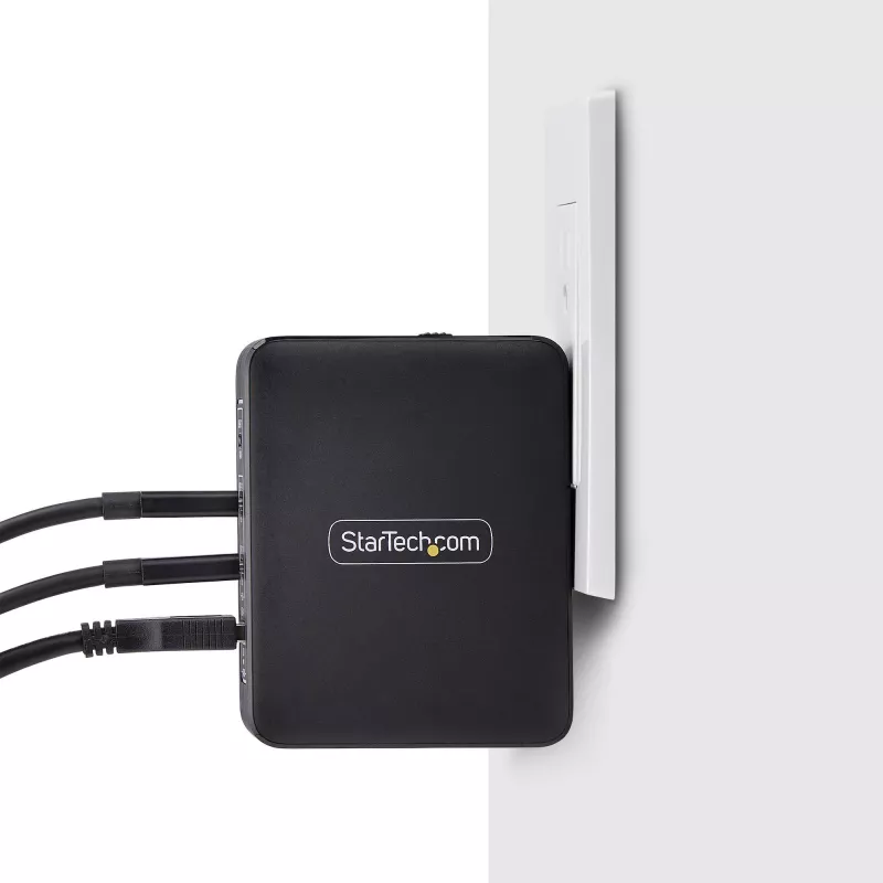 StarTech.com Cargador de pared USB-C de 140W, 3x USB-C/1x USB-A, PD 3.1 Fuente de alimentación GaN internacional para MacBook/Dell XPS/Inspiron