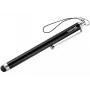 Sandberg Touchscreen Stylus Pen Saver, universal, cualquier marca, negro, plata, metal, goma, 1 ud., 100 mm