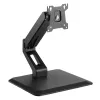 Techly ICA-LCD 35TS soporte de escritorio para monitor táctil, 17-32 pulgadas, hasta 10 kg, VESA 75x75/100x100, muelle de gas, negro