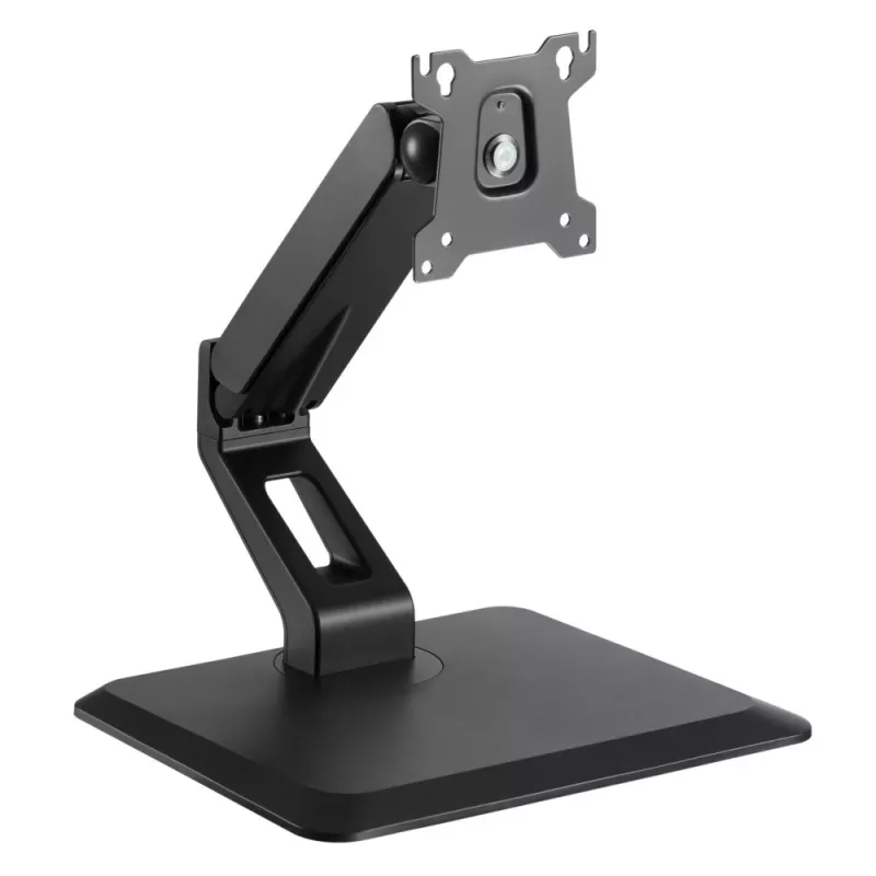 Techly ICA-LCD 35TS soporte de escritorio para monitor táctil, 17-32 pulgadas, hasta 10 kg, VESA 75x75/100x100, muelle de gas, negro