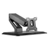 Techly ICA-LCD 35TS soporte de escritorio para monitor táctil, 17-32 pulgadas, hasta 10 kg, VESA 75x75/100x100, muelle de gas, negro