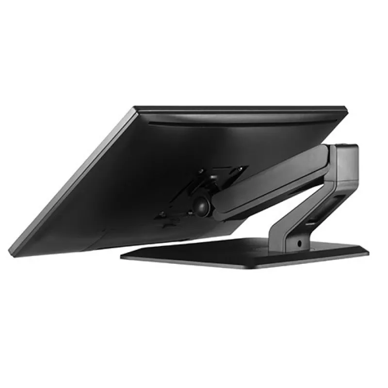 Techly ICA-LCD 35TS soporte de escritorio para monitor táctil, 17-32 pulgadas, hasta 10 kg, VESA 75x75/100x100, muelle de gas, negro
