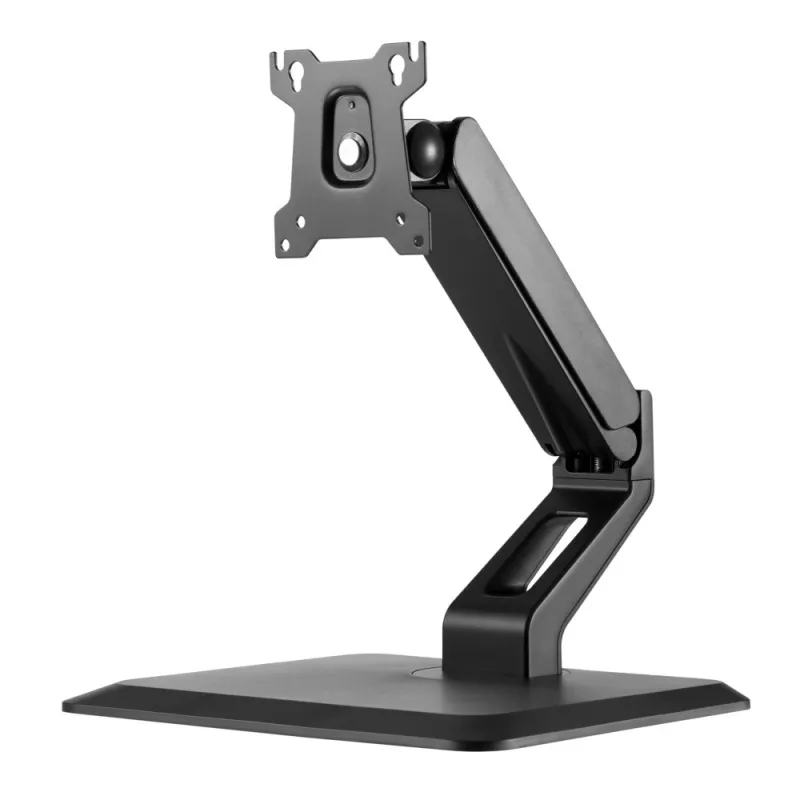 Techly ICA-LCD 35TS soporte de escritorio para monitor táctil, 17-32 pulgadas, hasta 10 kg, VESA 75x75/100x100, muelle de gas, negro