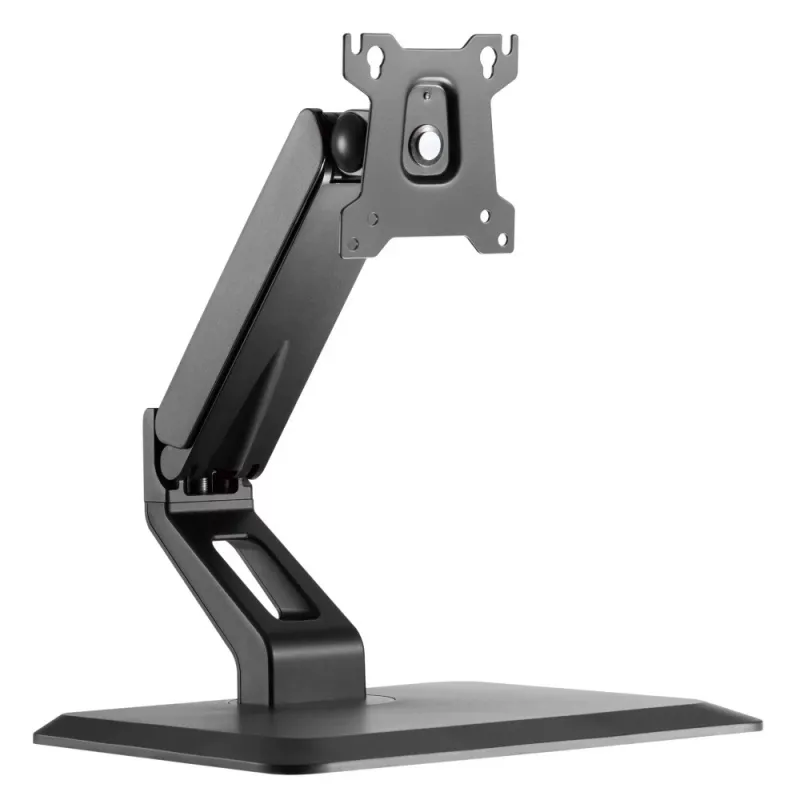 Techly ICA-LCD 35TS soporte de escritorio para monitor táctil, 17-32 pulgadas, hasta 10 kg, VESA 75x75/100x100, muelle de gas, negro