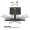 Techly ICA-LCD 35TS soporte de escritorio para monitor táctil, 17-32 pulgadas, hasta 10 kg, VESA 75x75/100x100, muelle de gas, negro