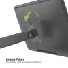 Techly ICA-LCD 35TS soporte de escritorio para monitor táctil, 17-32 pulgadas, hasta 10 kg, VESA 75x75/100x100, muelle de gas, negro