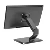 Techly ICA-LCD 35TS soporte de escritorio para monitor táctil, 17-32 pulgadas, hasta 10 kg, VESA 75x75/100x100, muelle de gas, negro