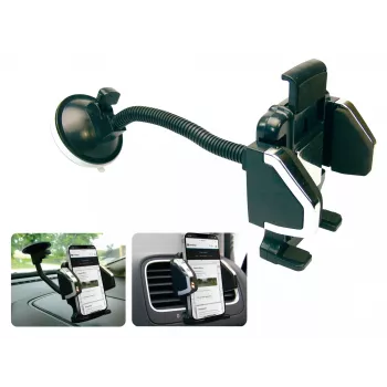 Sandberg In Car Universal Mobile Holder, teléfono móvil/smartphone, soporte pasivo, coche, negro