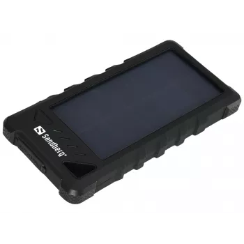 Sandberg Outdoor Solar Powerbank 16000, 16000 mAh, litio-ion (Li-Ion), negro