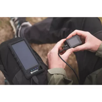 Sandberg Outdoor Solar Powerbank 16000, 16000 mAh, litio-ion (Li-Ion), negro