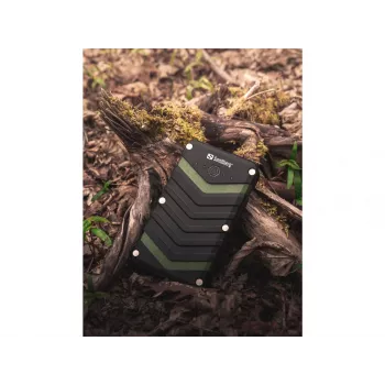 Sandberg Survivor Powerbank 20000, 20000 mAh, litio-ion (Li-Ion), negro, verde