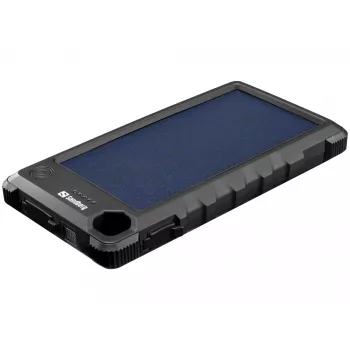 Sandberg Outdoor Solar Powerbank 10000, 10000 mAh, negro