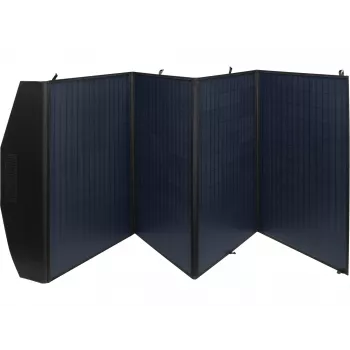 Sandberg Cargador solar 200W QC3.0+PD+DC, 200 W, silicio monocristalino, negro, USB Type-A, USB Type-C, 22 %, 540 mm
