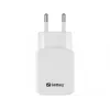 Sandberg Cargador de CA Dual USB 2.4+1A EU, interior, CA, USB, 5 V, negro, blanco