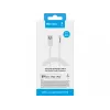 Sandberg USB-A a Lightning MFI 1M, 1 m, Lightning, USB A, blanco, recto, recto