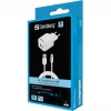 Sandberg Cargador de CA EU Lightning 2.4A, interior, CA, 5 V, blanco