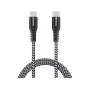 Sandberg Cable USB-C 1M 100W, 1 m, USB C, USB C, USB 2.0, negro, gris