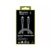 Sandberg Cable USB-C 1M 100W, 1 m, USB C, USB C, USB 2.0, negro, gris