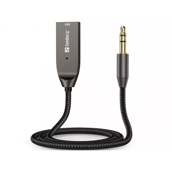 Sandberg Wireless Audio Link USB, USB, A2DP, AVRCP, HFP, 10 m, negro, base, 5 V